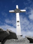 Gipfelkreuz Schwarzenstein 3.368 m