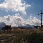 Gipfelkreuz Strudelkopf, Plätzwiese, Pragser Dolomiten